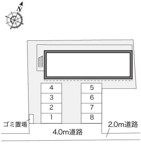 ★手数料０円★愛甲郡愛川町中津　月極駐車場（LP）